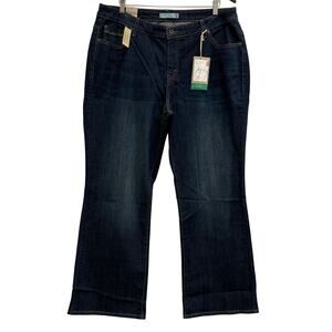 Levi’s Women’s 20W 580 Defined Waist Boot Cut Jeans Dark Wash Plus Western NWT